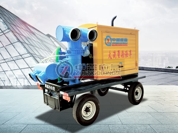 1500方移动拖车水泵