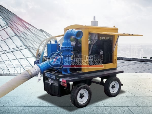 500方拖挂式防汛抢险泵