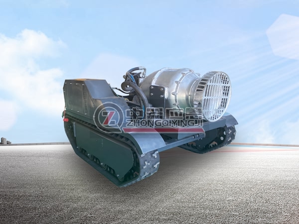 水陆两栖防汛排水机器人(轮式)