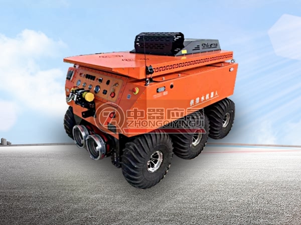 水陆两栖防汛排水机器人(轮式)